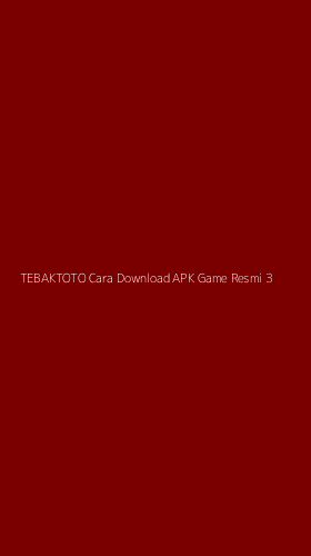 Tampilan Antarmuka Aplikasi Tebaktoto Cara Download Apk Game Resmi - 3