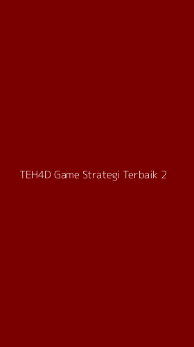 Tampilan Antarmuka Aplikasi Teh4d Game Strategi Terbaik - 2