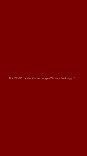 Tampilan Antarmuka Aplikasi Tektod4d Bandar Online Dengan Winrate Tertinggi - 2