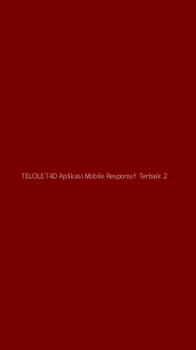 Tampilan Antarmuka Aplikasi Telolet4d Aplikasi Mobile Responsif Terbaik - 2