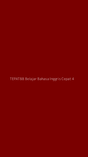 Tampilan Antarmuka Aplikasi Tepat88 Belajar Bahasa Inggris Cepat - 4