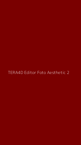 Tampilan Antarmuka Aplikasi Tera4d Editor Foto Aesthetic - 2