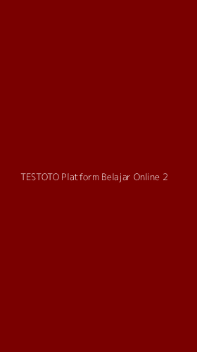 Tampilan Antarmuka Aplikasi Testoto Platform Belajar Online - 2