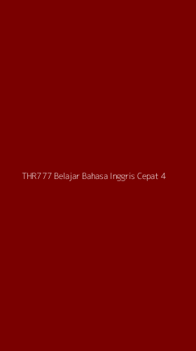 Tampilan Antarmuka Aplikasi Thr777 Belajar Bahasa Inggris Cepat - 4