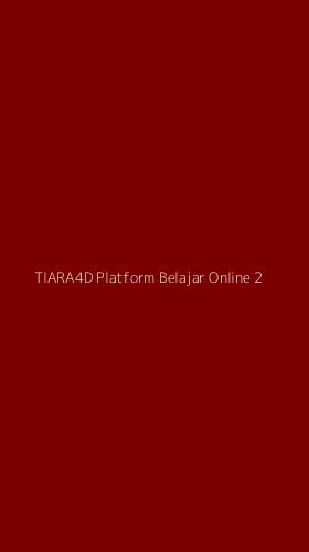 Tampilan Antarmuka Aplikasi Tiara4d Platform Belajar Online - 2