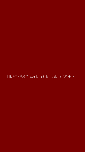 Tampilan Antarmuka Aplikasi Tiket338 Download Template Web - 3