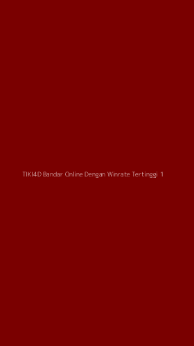Tampilan Antarmuka Aplikasi Tiki4d Bandar Online Dengan Winrate Tertinggi - 1