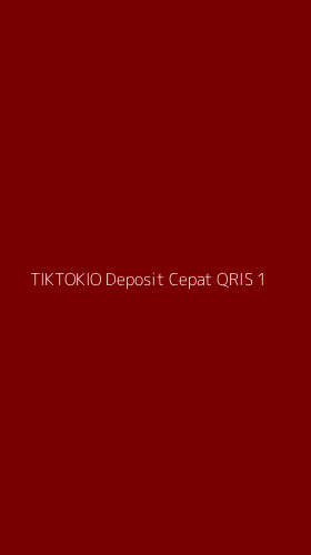 Tampilan Antarmuka Aplikasi Tiktokio Deposit Cepat Qris - 1