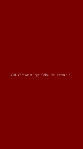Tampilan Antarmuka Aplikasi To4d Cara Main Togel Colok Jitu Pemula - 3