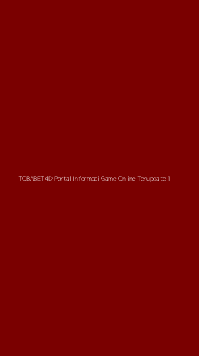 Tampilan Antarmuka Aplikasi Tobabet4d Portal Informasi Game Online Terupdate - 1