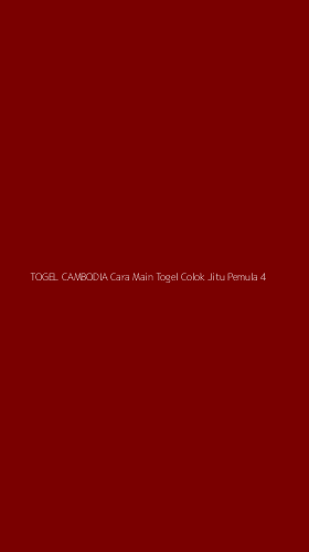Tampilan Antarmuka Aplikasi Togel Cambodia Cara Main Togel Colok Jitu Pemula - 4