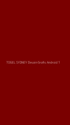 Tampilan Antarmuka Aplikasi Togel Sydney Desain Grafis Android - 1