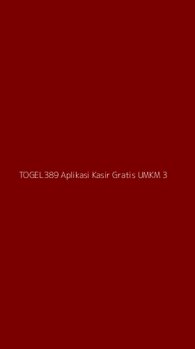 Tampilan Antarmuka Aplikasi Togel389 Aplikasi Kasir Gratis Umkm - 3