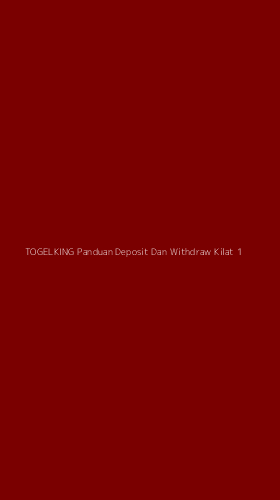 Tampilan Antarmuka Aplikasi Togelking Panduan Deposit Dan Withdraw Kilat - 1