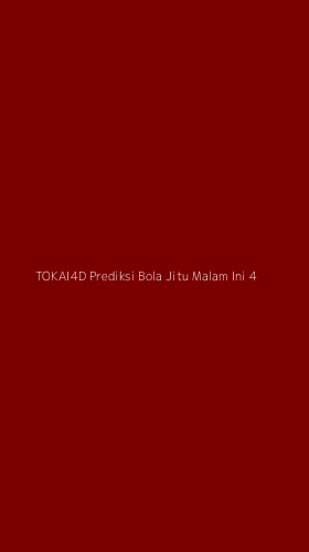 Tampilan Antarmuka Aplikasi Tokai4d Prediksi Bola Jitu Malam Ini - 4