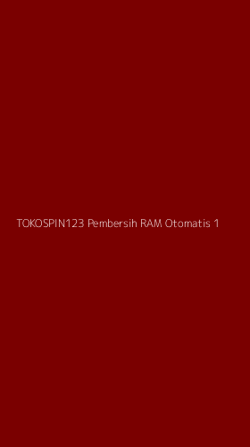 Tampilan Antarmuka Aplikasi Tokospin123 Pembersih Ram Otomatis - 1