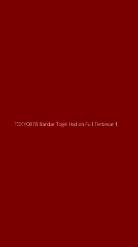 Tampilan Antarmuka Aplikasi Tokyo878 Bandar Togel Hadiah Full Terbesar - 1