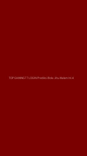 Tampilan Antarmuka Aplikasi Top Gaming77 Login Prediksi Bola Jitu Malam Ini - 4