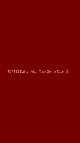 Tampilan Antarmuka Aplikasi Top123 Daftar Akun Toto Online Resmi - 3