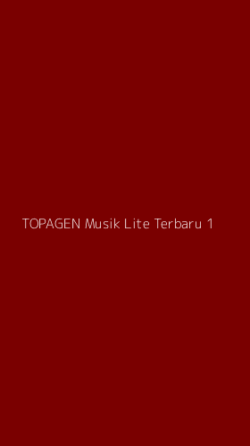 Tampilan Antarmuka Aplikasi Topagen Musik Lite Terbaru - 1