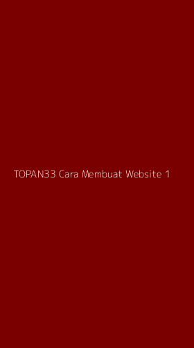 Tampilan Antarmuka Aplikasi Topan33 Cara Membuat Website - 1