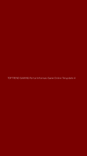 Tampilan Antarmuka Aplikasi Toptrend Gaming Portal Informasi Game Online Terupdate - 4