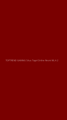 Tampilan Antarmuka Aplikasi Toptrend Gaming Situs Togel Online Resmi Wla - 2