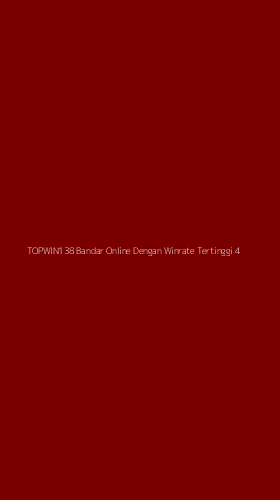 Tampilan Antarmuka Aplikasi Topwin138 Bandar Online Dengan Winrate Tertinggi - 4