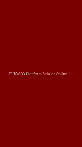 Tampilan Antarmuka Aplikasi Toto800 Platform Belajar Online - 1