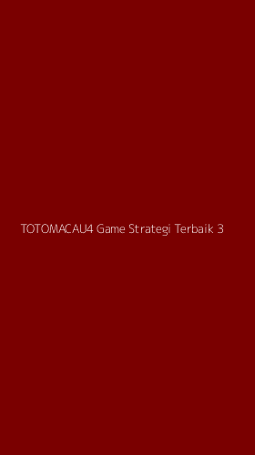 Tampilan Antarmuka Aplikasi Totomacau4 Game Strategi Terbaik - 3