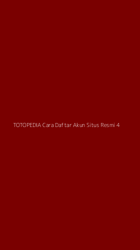 Tampilan Antarmuka Aplikasi Totopedia Cara Daftar Akun Situs Resmi - 4