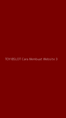 Tampilan Antarmuka Aplikasi Toyibslot Cara Membuat Website - 3