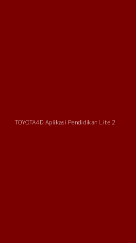 Tampilan Antarmuka Aplikasi Toyota4d Aplikasi Pendidikan Lite - 2