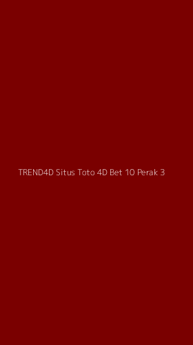Tampilan Antarmuka Aplikasi Trend4d Situs Toto 4d Bet 10 Perak - 3