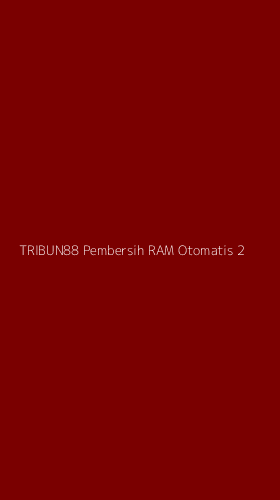 Tampilan Antarmuka Aplikasi Tribun88 Pembersih Ram Otomatis - 2