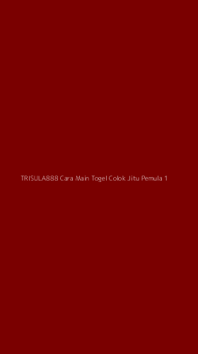 Tampilan Antarmuka Aplikasi Trisula888 Cara Main Togel Colok Jitu Pemula - 1
