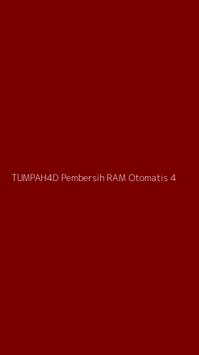 Tampilan Antarmuka Aplikasi Tumpah4d Pembersih Ram Otomatis - 4