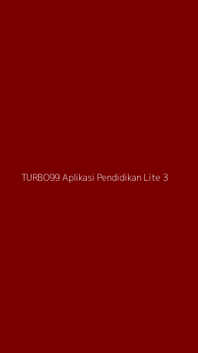 Tampilan Antarmuka Aplikasi Turbo99 Aplikasi Pendidikan Lite - 3