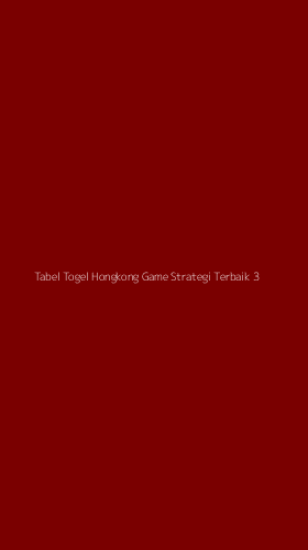 Tampilan Antarmuka Aplikasi Tabel Togel Hongkong Game Strategi Terbaik - 3