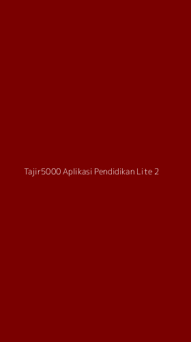 Tampilan Antarmuka Aplikasi Tajir5000 Aplikasi Pendidikan Lite - 2