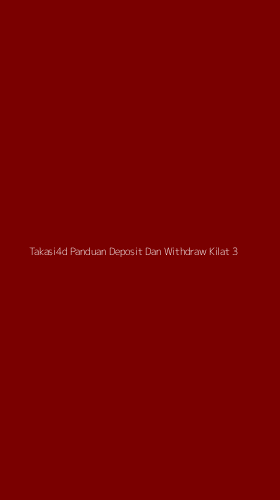 Tampilan Antarmuka Aplikasi Takasi4d Panduan Deposit Dan Withdraw Kilat - 3