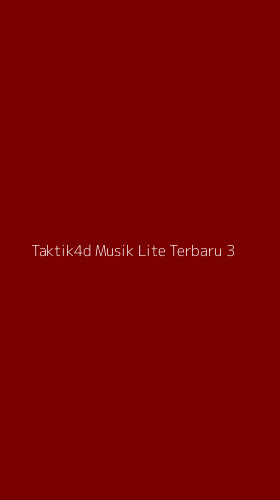 Tampilan Antarmuka Aplikasi Taktik4d Musik Lite Terbaru - 3