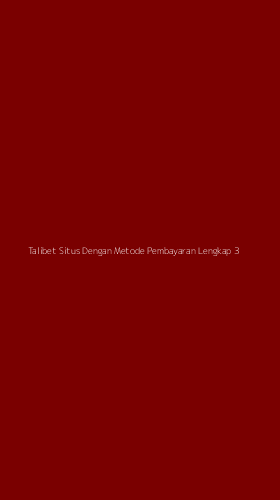 Tampilan Antarmuka Aplikasi Talibet Situs Dengan Metode Pembayaran Lengkap - 3