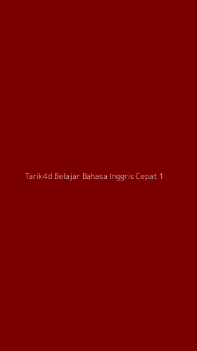 Tampilan Antarmuka Aplikasi Tarik4d Belajar Bahasa Inggris Cepat - 1