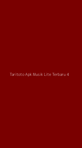 Tampilan Antarmuka Aplikasi Taritoto Apk Musik Lite Terbaru - 4