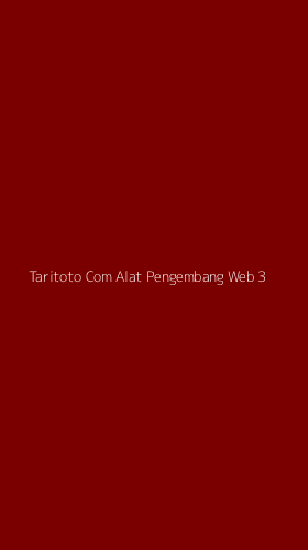 Tampilan Antarmuka Aplikasi Taritoto Com Alat Pengembang Web - 3