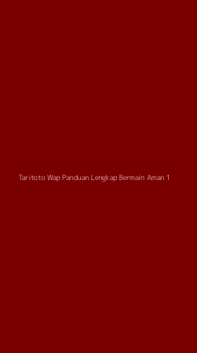 Tampilan Antarmuka Aplikasi Taritoto Wap Panduan Lengkap Bermain Aman - 1
