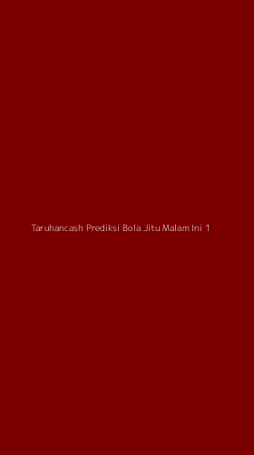 Tampilan Antarmuka Aplikasi Taruhancash Prediksi Bola Jitu Malam Ini - 1
