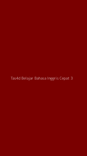 Tampilan Antarmuka Aplikasi Tas4d Belajar Bahasa Inggris Cepat - 3