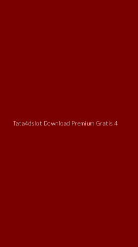 Tampilan Antarmuka Aplikasi Tata4dslot Download Premium Gratis - 4